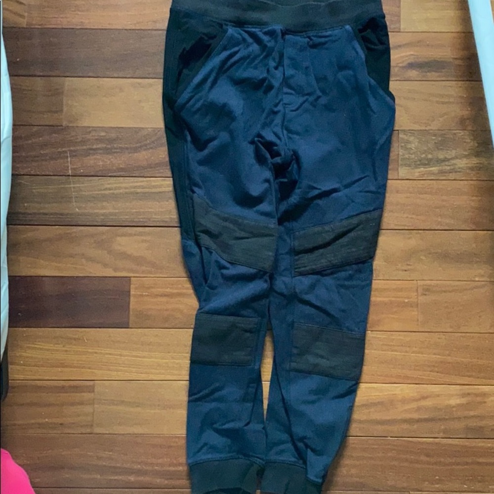 Navy and back Lululemon joggers